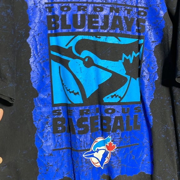 Vintage Starter Blue Jays Shirt 1992 - Picture 2 of 6
